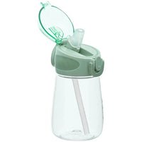 Garrafinha Tritan c/ Canudo Verde 300ml - Buba