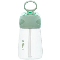 Garrafinha Tritan c/ Canudo Verde 300ml - Buba