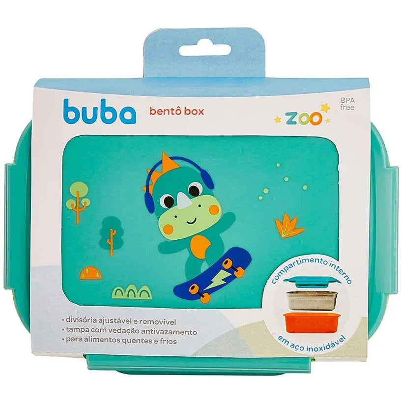 Bentô Box BubaZoo Dino 600ml - Buba