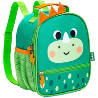 Kit Escolar: Lancheira Térmica + Lunchbox + Garrafinha BubaZoo Dino