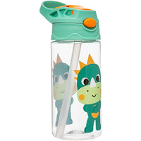 Kit Escolar: Lancheira Térmica + Lunchbox + Garrafinha BubaZoo Dino