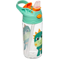 Kit Escolar: Lancheira Térmica + Lunchbox + Garrafinha BubaZoo Dino