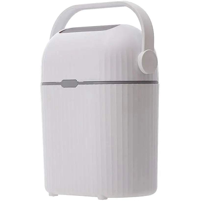 Lixeira Antiodor para Fraldas de bebê Branca 9L - Buba