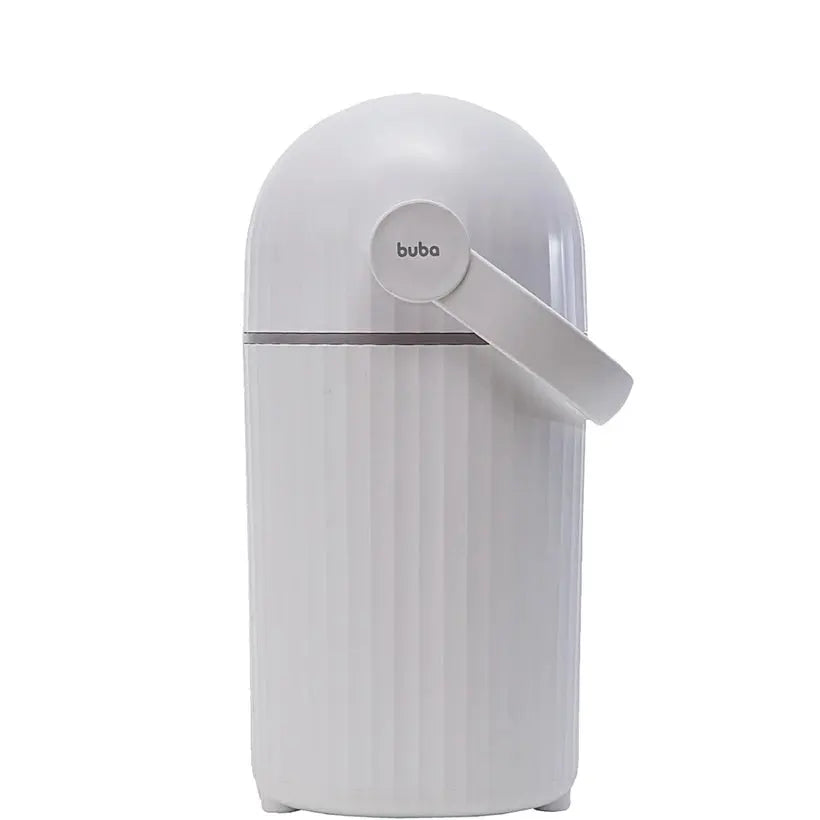 Lixeira Antiodor para Fraldas de bebê Branca 9L - Buba