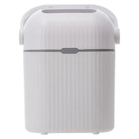 Lixeira Antiodor para Fraldas de bebê Branca 9L - Buba