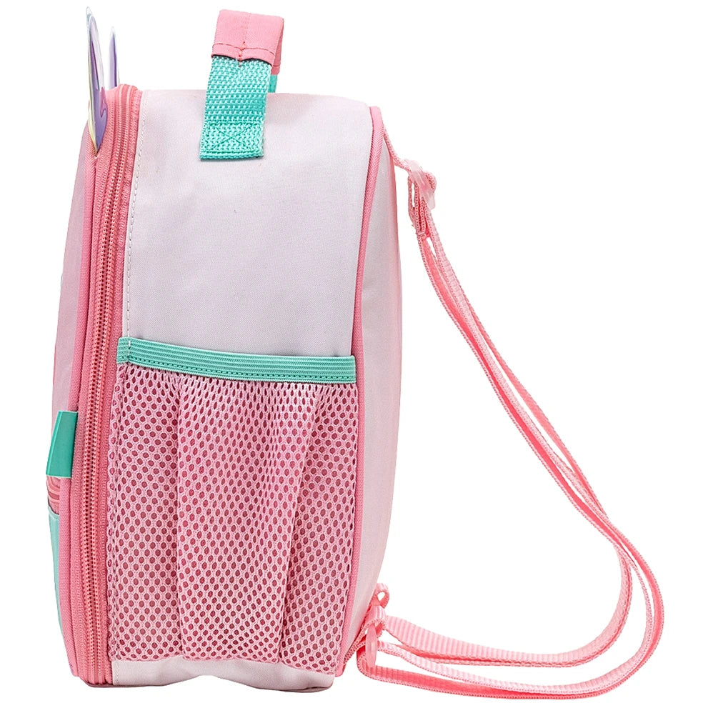 Kit Escolar: Lancheira Térmica + Lunchbox + Garrafinha BubaZoo Unicórnio