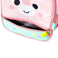 Kit Escolar: Lancheira Térmica + Lunchbox + Garrafinha BubaZoo Unicórnio