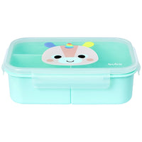 Kit Escolar: Lancheira Térmica + Lunchbox + Garrafinha BubaZoo Unicórnio