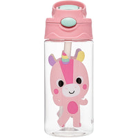 Kit Escolar: Lancheira Térmica + Lunchbox + Garrafinha BubaZoo Unicórnio