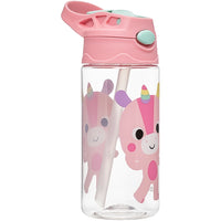 Kit Escolar: Lancheira Térmica + Lunchbox + Garrafinha BubaZoo Unicórnio