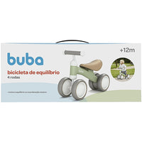 Bicicleta de Equilíbrio 4 rodas Verde (12m+) - Buba