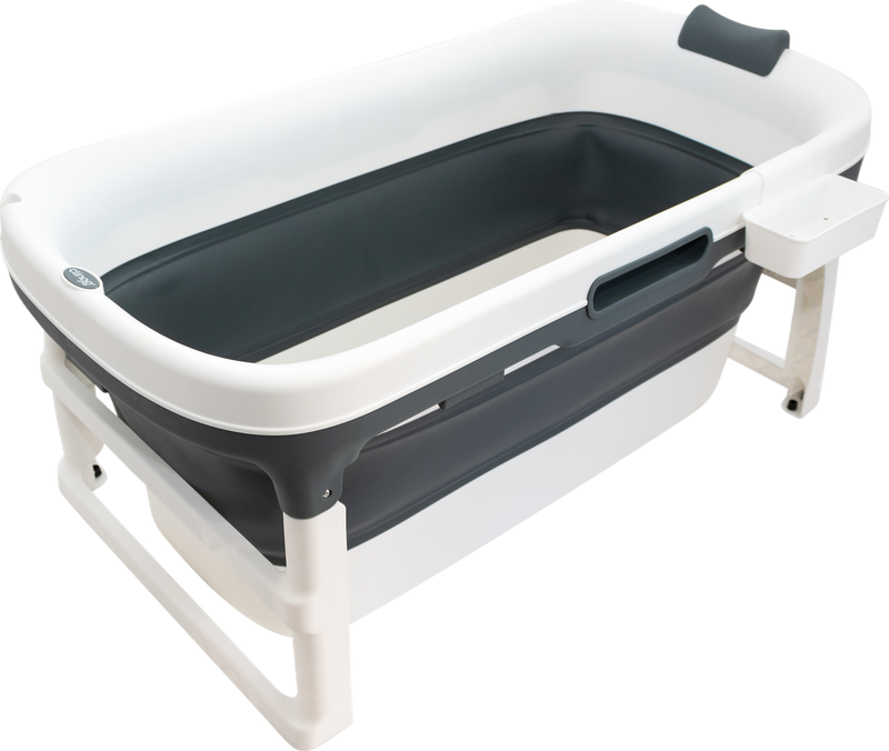 BANHEIRA PORTATIL GRANDE CINZA/BRANCO