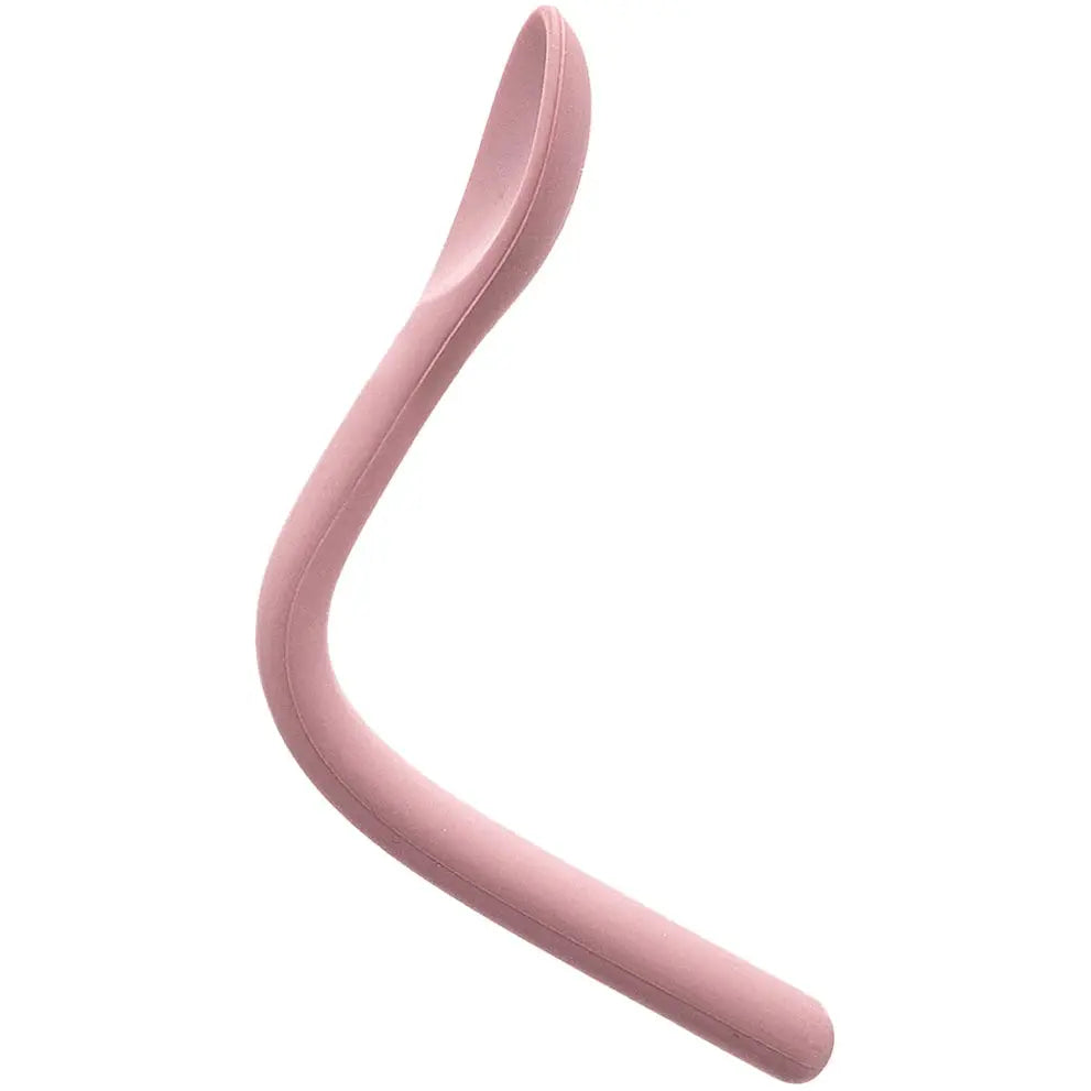 Colher Flexível em Silicone Rosa
