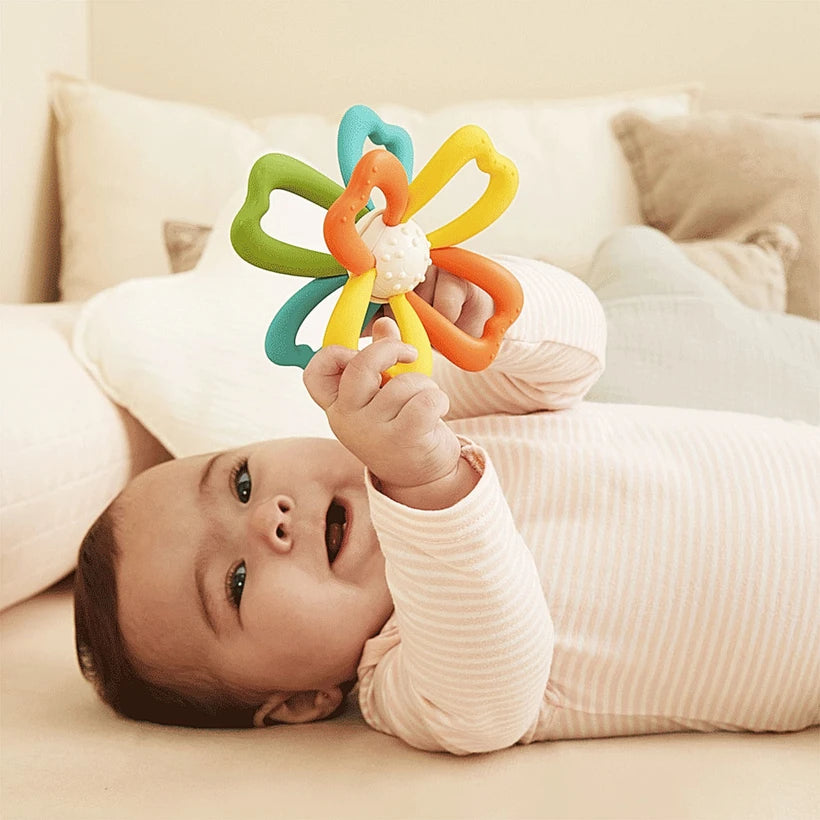 Mordedor Soft em Silicone com Rotação (4m+) - Buba