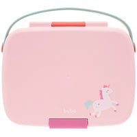 Kit Escolar: Lancheira Térmica + Bentô Box Magic Unicórnio
