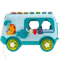 Ônibus de Atividades com Xilofone e Chocalho BubaZoo (12m+) - Buba