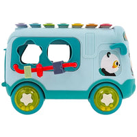 Ônibus de Atividades com Xilofone e Chocalho BubaZoo (12m+) - Buba