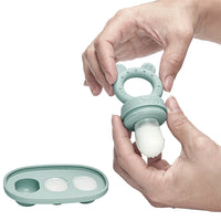 Kit Porta-Frutinhas e Forminha em Silicone Verde - Buba