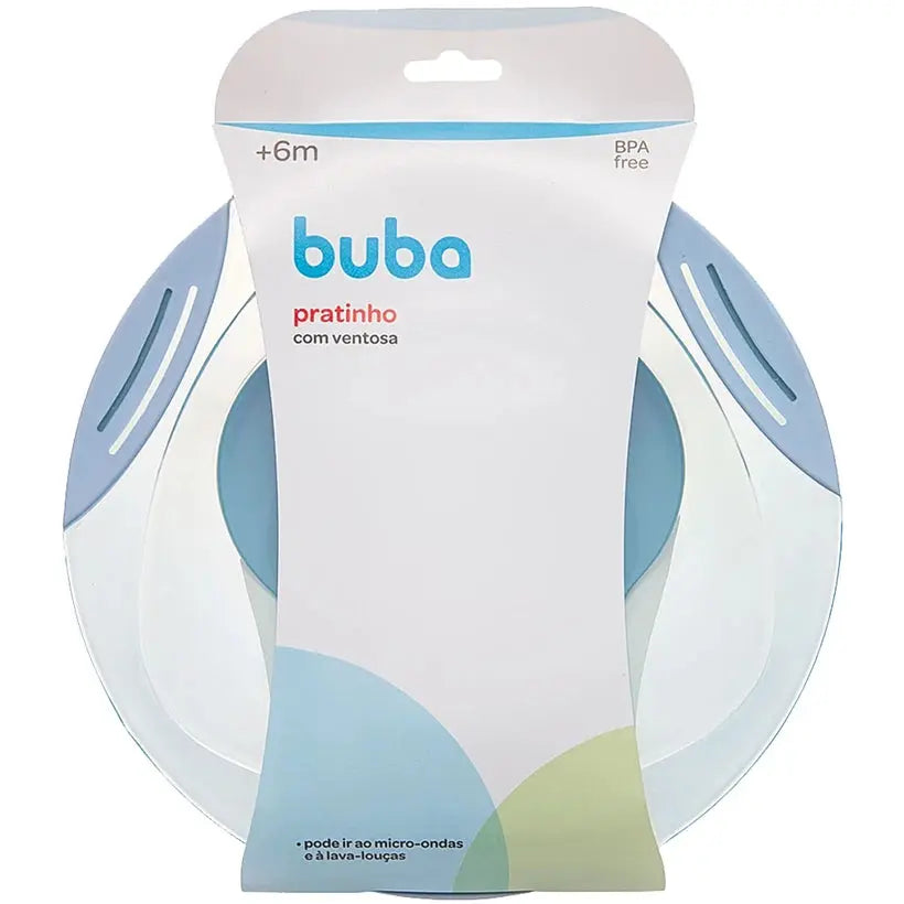 Pratinho com Ventosa Azul (6m+) - Buba