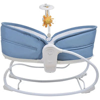 Cadeira Moisés Aconchego com Vibração e Sons Azul (0-18kg) - Clingo