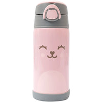 Garrafa Térmica Inox Parede Dupla 400ml Gumy Rosa (3m+) - Buba