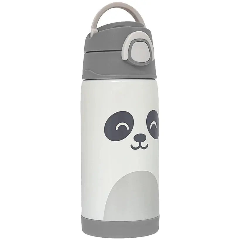 Garrafa Térmica Inox Parede Dupla 400ml Gumy Off White - Buba