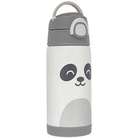 Garrafa Térmica Inox Parede Dupla 400ml Gumy Off White - Buba
