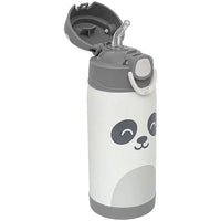 Garrafa Térmica Inox Parede Dupla 400ml Gumy Off White - Buba