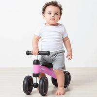 Bicicleta de Equilíbrio 4 rodas Rosa (12m+) - Buba