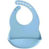 Kit Refeição para bebê em Silicone Azul  - Buba