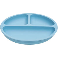 Kit Refeição para bebê em Silicone Azul  - Buba