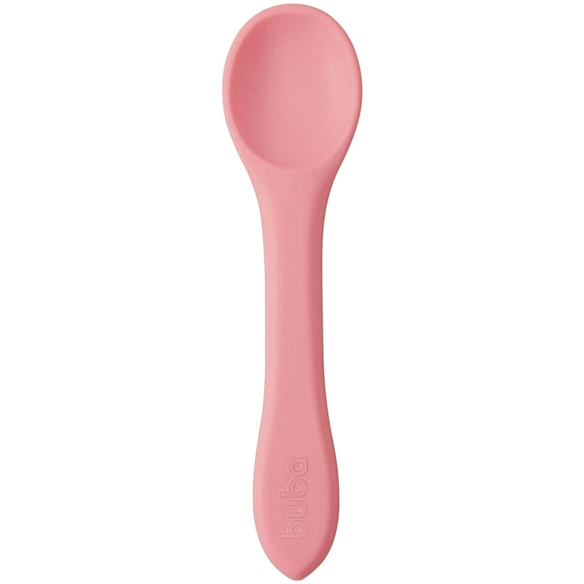 Kit Refeição para bebê em Silicone Rosa (6m+) - Buba