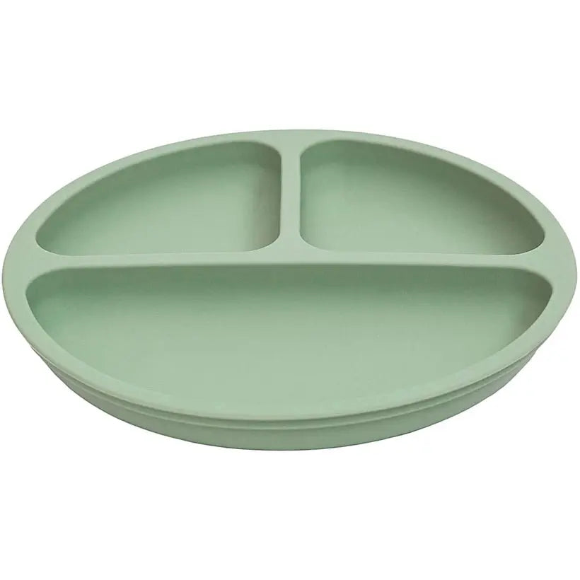 Kit Refeição para bebê em Silicone Verde (6m+) - Buba
