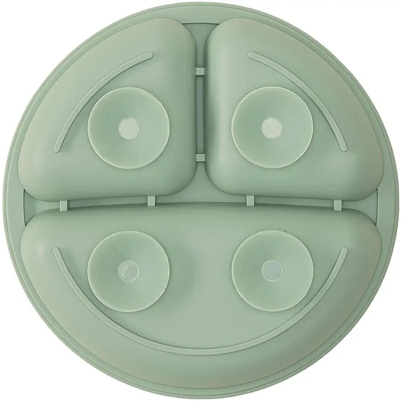 Kit Refeição para bebê em Silicone Verde (6m+) - Buba