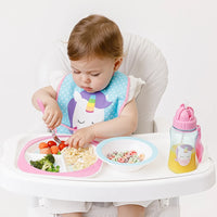 Prato com Divisórias para bebê Animal Fun Unicórnio - Buba