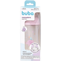 Mamadeira Anticólica Easy Flow Elefante Rosa 330ml Buba