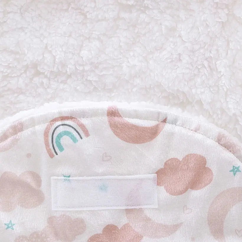 Cobertor de vestir para bebê Baby Super Soft Céu Rosa (0m+) - Buba