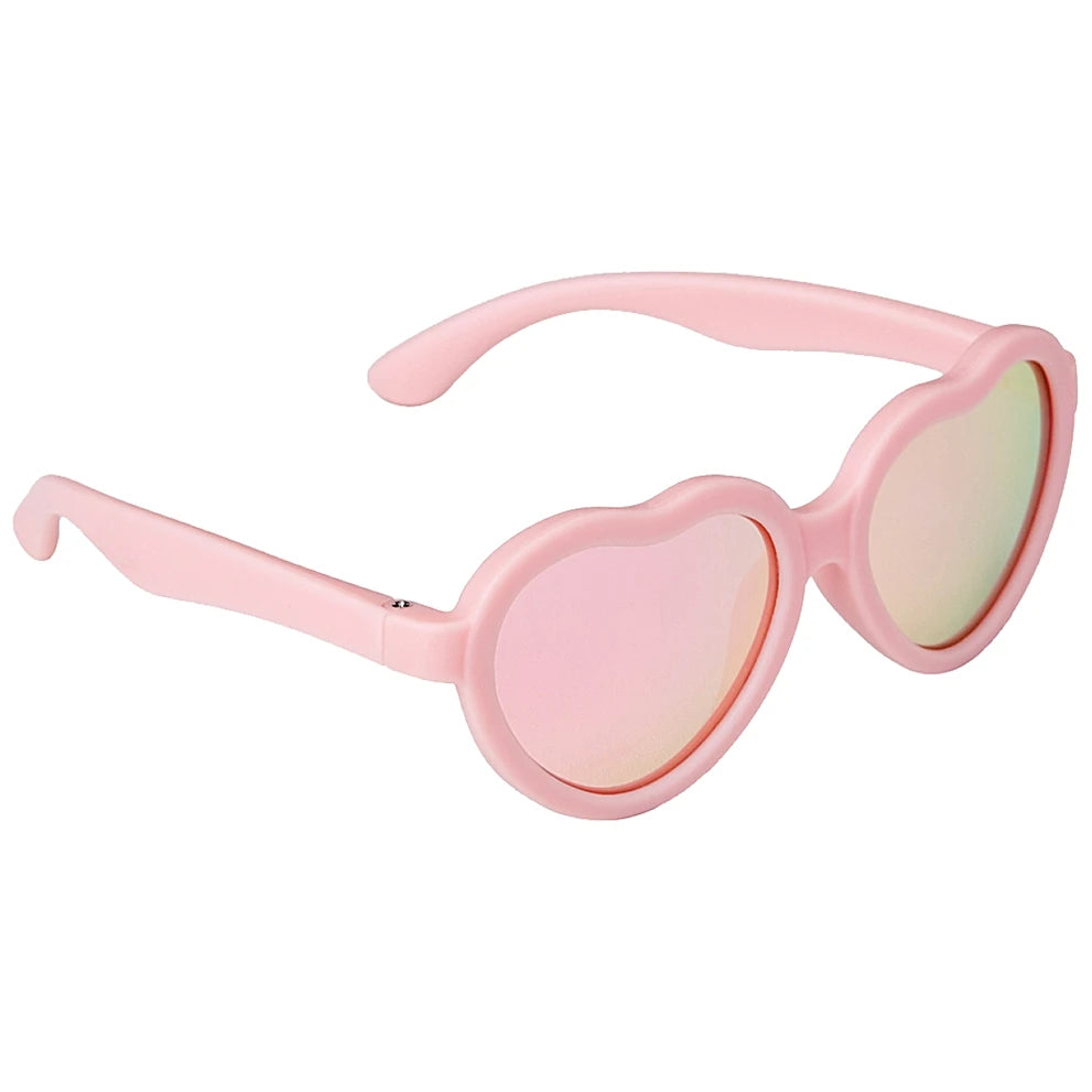 Óculos de Sol Baby Coração Rosa (3m+) - Buba