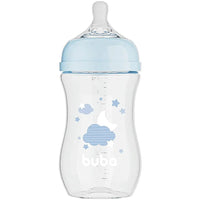 Mamadeira Anticólica Easy Flow Nuvem Azul 270ml Buba