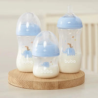 Mamadeira Anticólica Easy Flow Nuvem Azul 270ml Buba