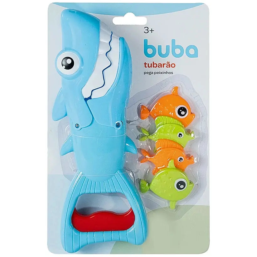 Brinquedo de Banho Tubarão Pega Peixinhos (3+) - Buba