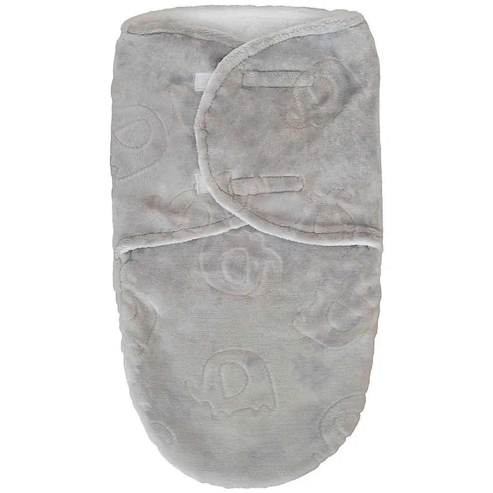 Cobertor de vestir para bebê Baby Super Soft Cinza  - Buba