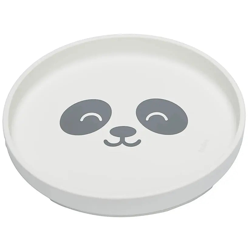 Prato em Silicone com Ventosa Gumy Off White - Buba