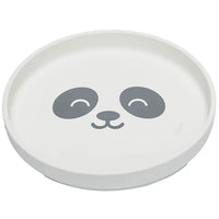 Prato em Silicone com Ventosa Gumy Off White - Buba