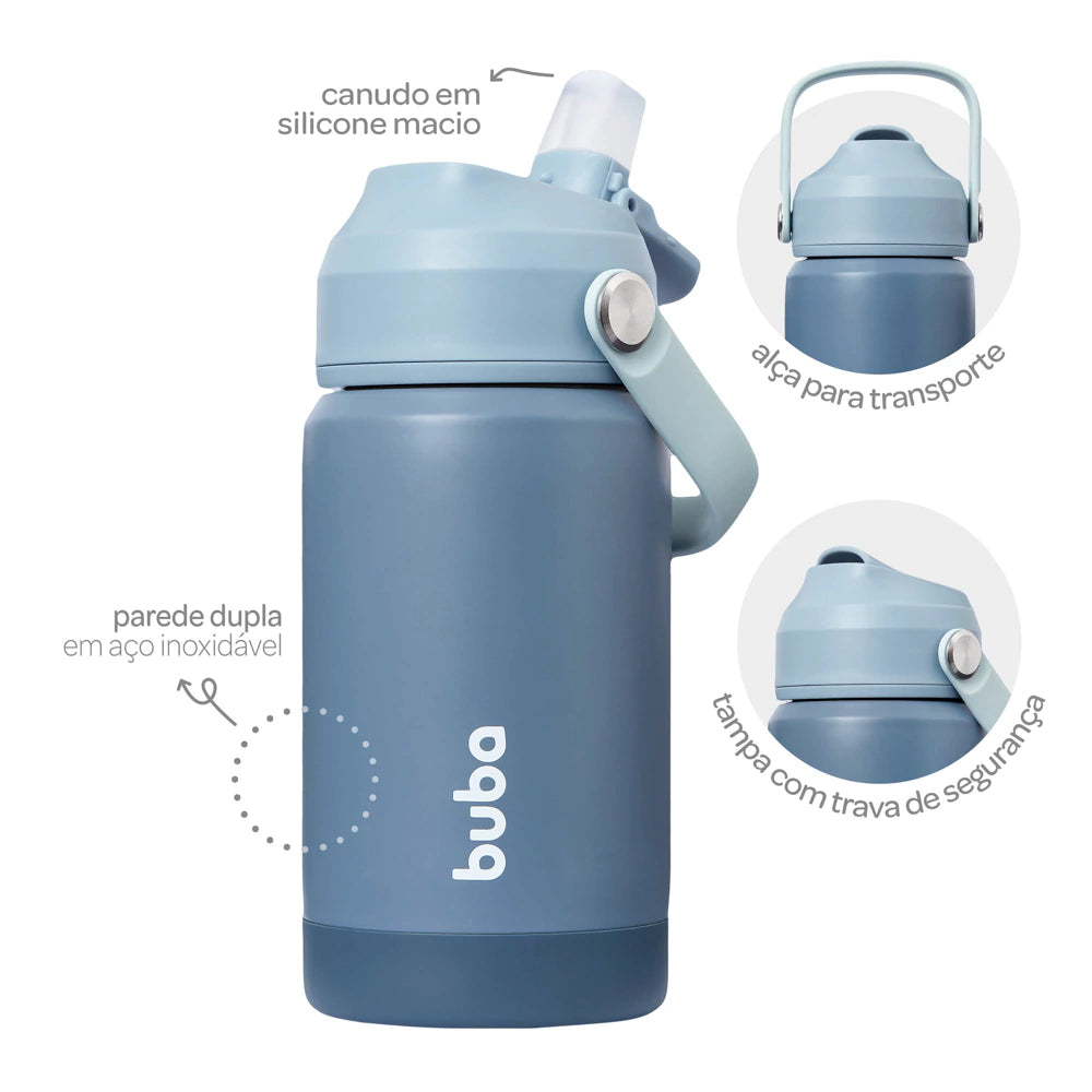Copo Térmico Ocean Buba com Canudo