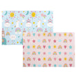 TAPETE DOBRÁVEL BUBA 120X180CM DUPLA FACE IMPERMEÁVEL ARCO-ÍRIS
