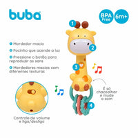 Chocalho e Mordedor Girafa Musical - Buba