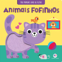 Animais fofinhos - Livro de Feltro