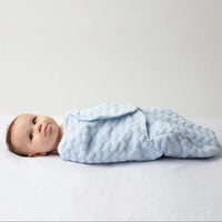 Cobertor de vestir para bebê Baby Super Soft Azul  - Buba
