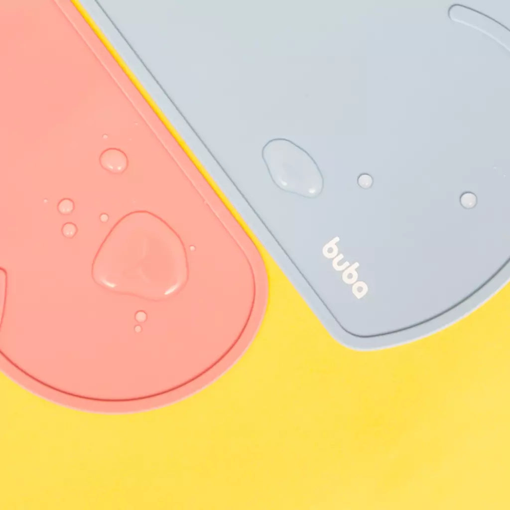 JOGO AMERICANO INFANTIL EM SILICONE ROSA BUBA
